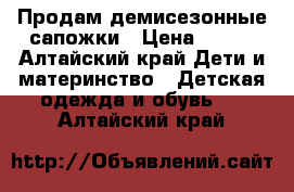 Продам демисезонные сапожки › Цена ­ 200 - Алтайский край Дети и материнство » Детская одежда и обувь   . Алтайский край